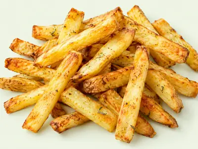Pomme de terre (frites au four) (illustration générée par IA)