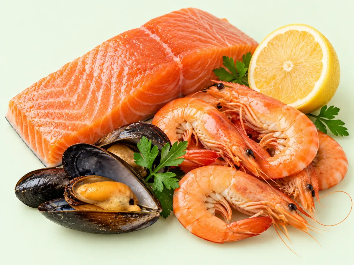 Calories des poissons et fruits de mer